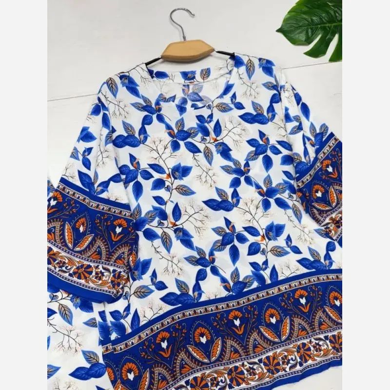 بلوز و شلوار نخی شیوان 7594