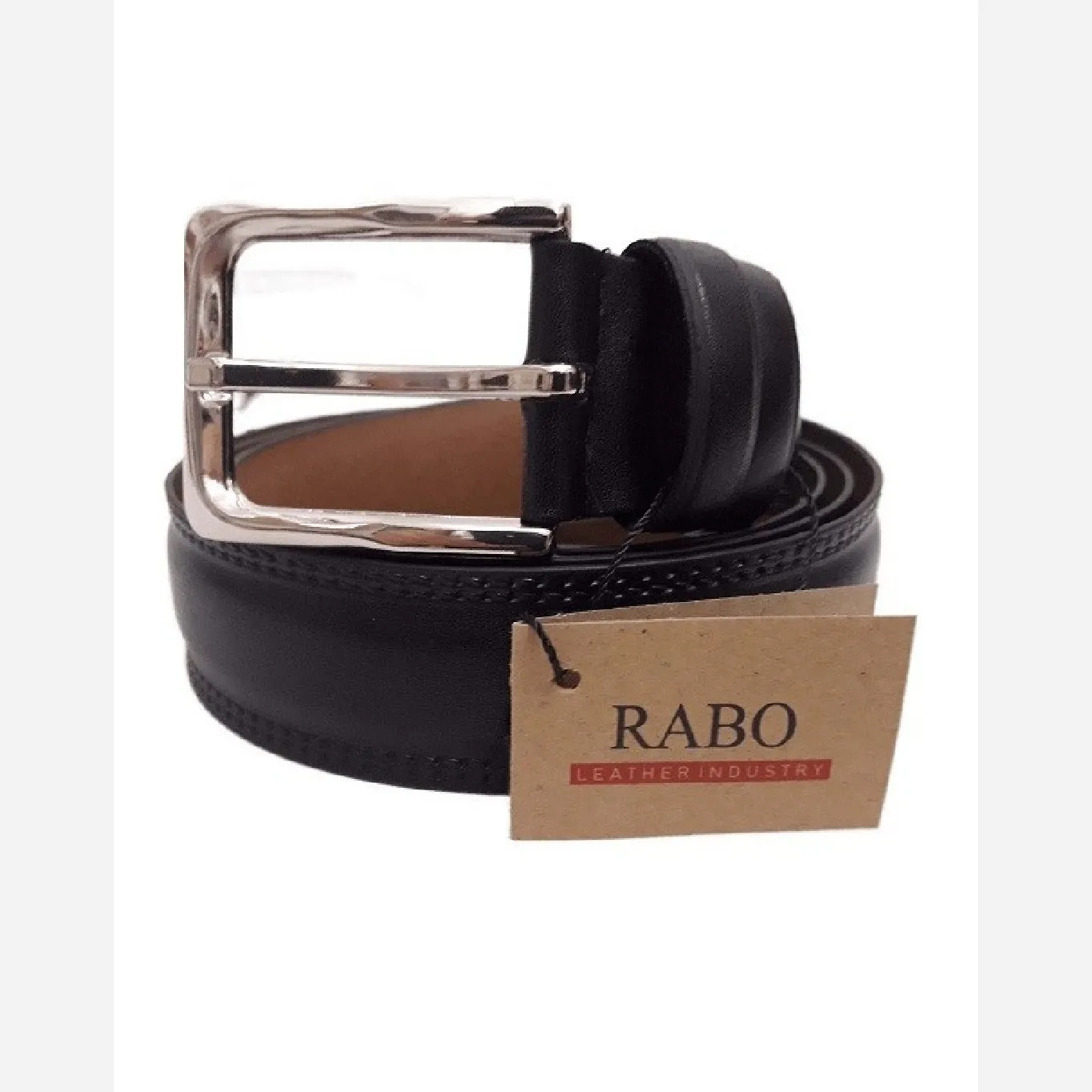 کمربند مردانه مجلسی و اسپرت رابو با پهنای 35 میلیمتر و یراق استیل