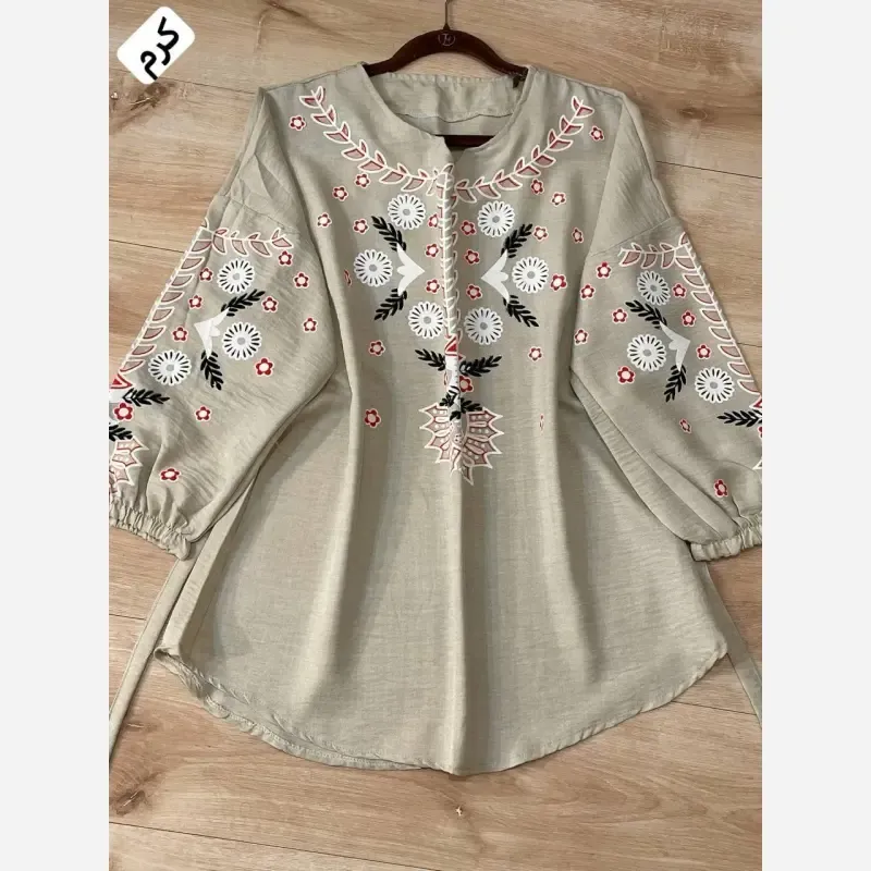 تونیک چاپی رنگی آرامش جنس شانتون درجه یک