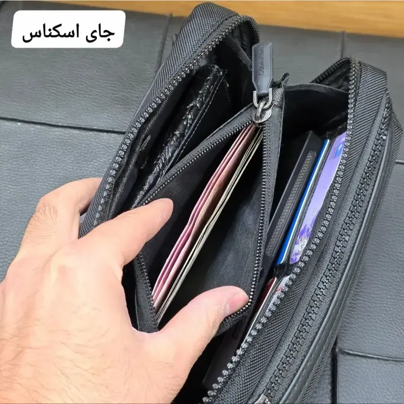 کیف دوشی و دستی اسپرت کلوین کلاین مدل 3 کاره برزنتی آبگریز